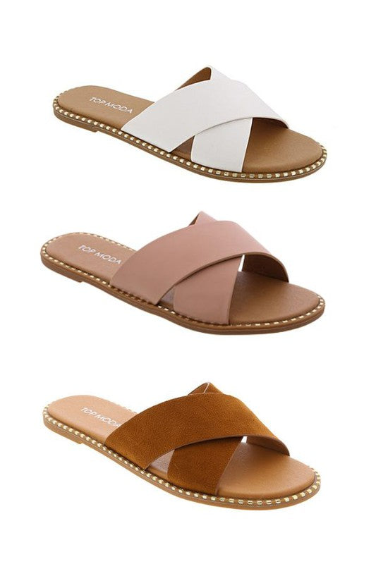 Clear Slide Sandals