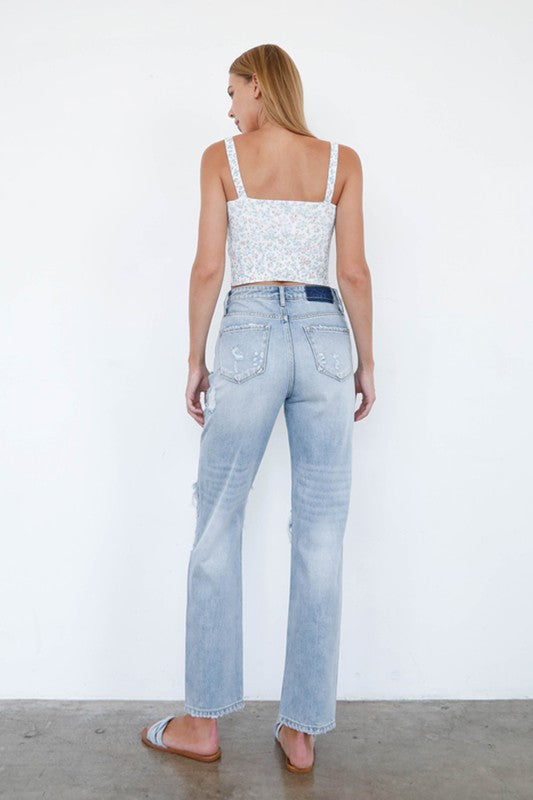 MID-RISE LOOSE FIT JEANS