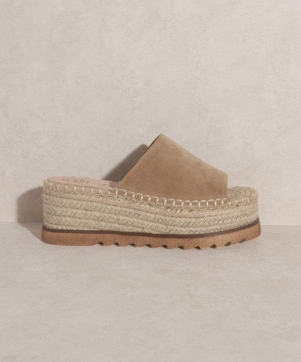 Ivy Espadrille Platform Slide