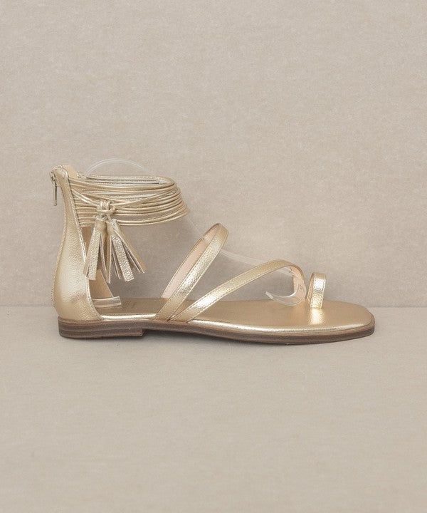 Abril - Strappy Ankle Wrap Sandal