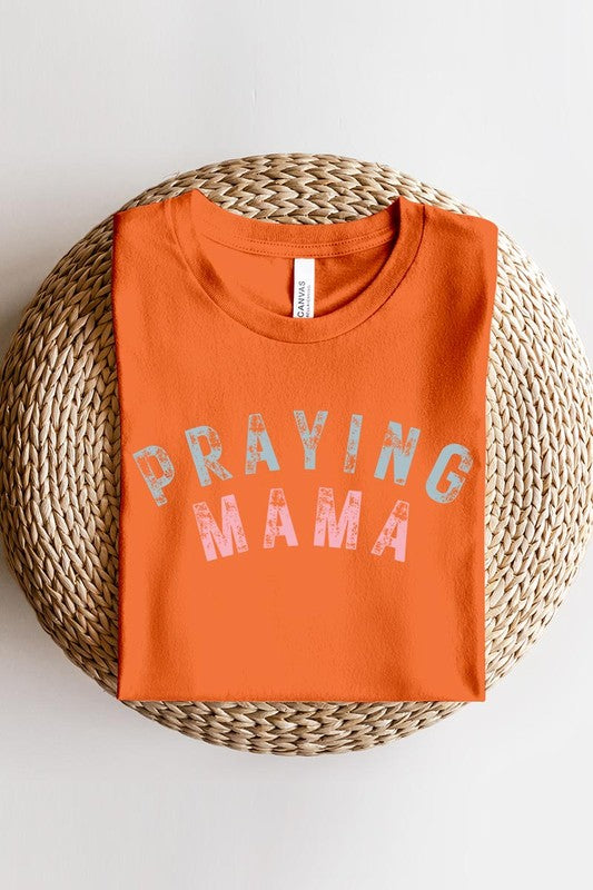 Praying Mama Christian Graphic T Shirts