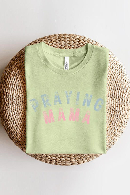 Praying Mama Christian Graphic T Shirts