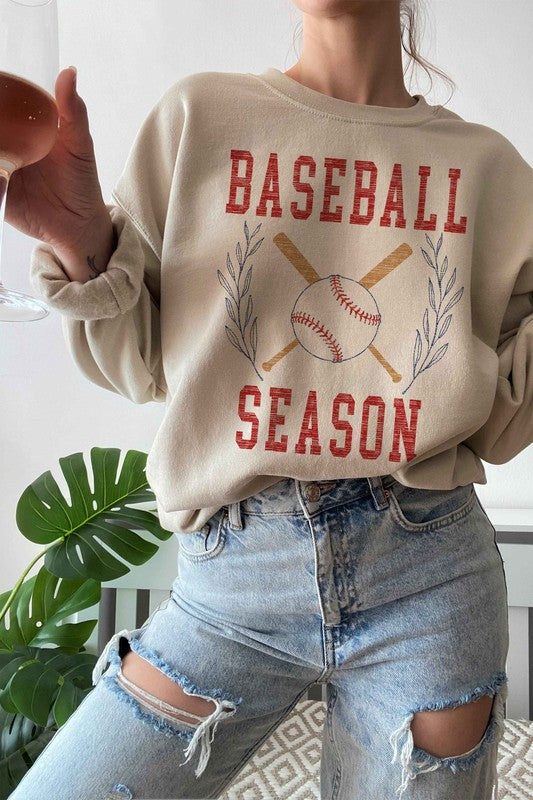 Baseball Graphic Sweatshirt