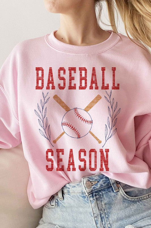 Baseball Graphic Sweatshirt