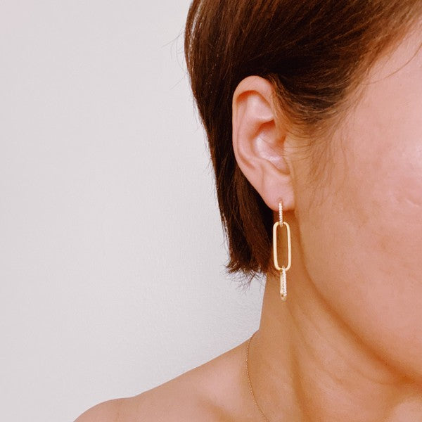 Blink Link Drop Earrings