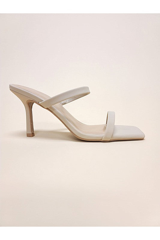 Nude Mule High Heel