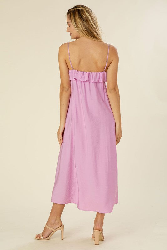 Spring Maxi Ruffle Dress