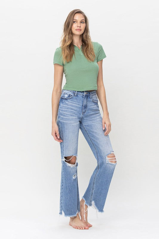 Super High Rise Flare Jeans